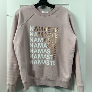 Pink and rose gold sweatshirt